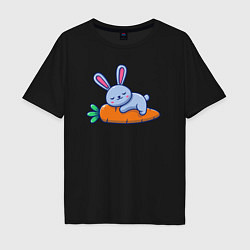 Мужская футболка оверсайз Морковный сон