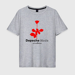 Мужская футболка оверсайз Depeche Mode - Violator album logo