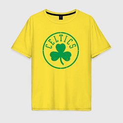Мужская футболка оверсайз Boston Celtics clover