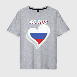 Мужская футболка оверсайз 46 регион Курская область