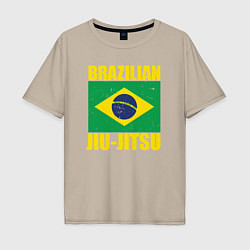 Мужская футболка оверсайз Brazilian jiu-jitsu