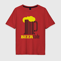 Мужская футболка оверсайз Код пива