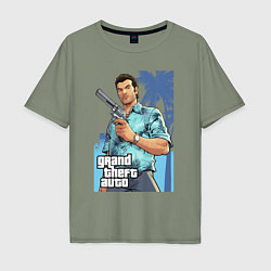 Мужская футболка оверсайз GTA - Томми Версетти
