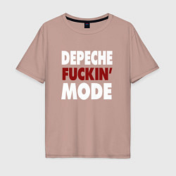 Мужская футболка оверсайз Depeche Funkin Mode