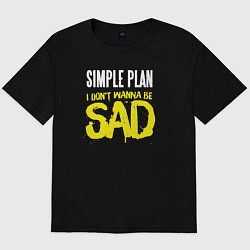 Мужская футболка оверсайз Simple Plan