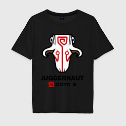 Мужская футболка оверсайз Juggernaut Dota 2