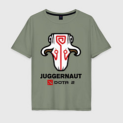 Футболка оверсайз мужская Juggernaut Dota 2, цвет: авокадо