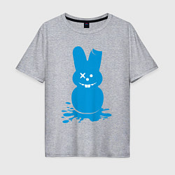 Футболка оверсайз мужская Blue bunny, цвет: меланж