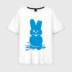 Футболка оверсайз мужская Blue bunny, цвет: белый