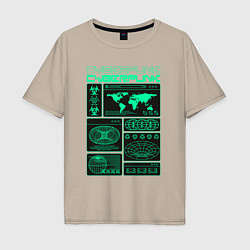 Мужская футболка оверсайз Cyberpunk streetwear