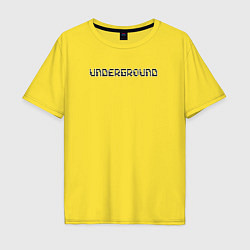 Мужская футболка оверсайз Underground
