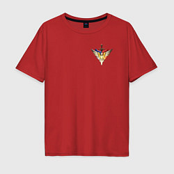 Футболка оверсайз мужская Command & Conquer: Generals USA, цвет: красный