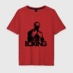 Мужская футболка оверсайз Boxing art
