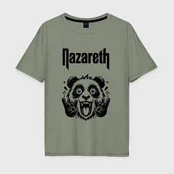 Мужская футболка оверсайз Nazareth - rock panda