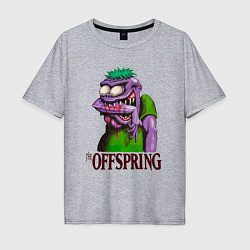 Футболка оверсайз мужская The Offspring bite me, цвет: меланж