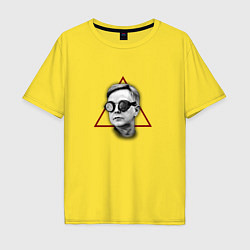 Мужская футболка оверсайз Depeche Mode - Andy Fletcher delta machine