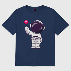 Мужская футболка оверсайз Hello spaceman