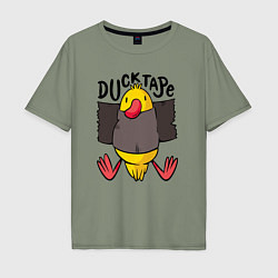 Мужская футболка оверсайз Duck tape
