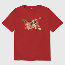 Мужская футболка оверсайз Нин Гуан Геншин Импакт