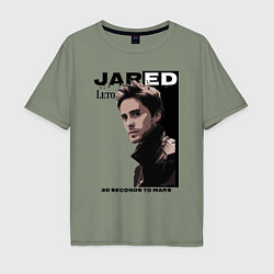 Мужская футболка оверсайз Jared Joseph Leto 30 Seconds To Mars