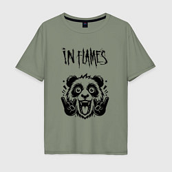 Мужская футболка оверсайз In Flames - rock panda