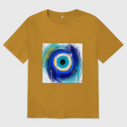 Мужская футболка оверсайз На удачу