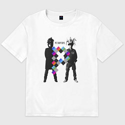 Мужская футболка оверсайз Pet Shop Boys - duet from england
