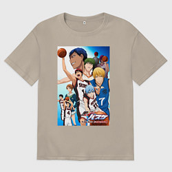 Мужская футболка оверсайз Баскетбол Куроко