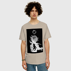 Футболка оверсайз мужская Семь смертных грехов Мелиодас, цвет: миндальный — фото 2