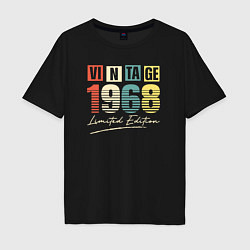 Мужская футболка оверсайз Vintage 1968 limited edition