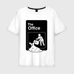 Мужская футболка оверсайз Суп и офис
