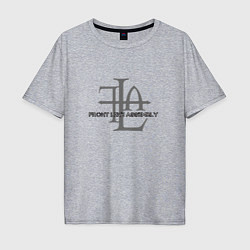 Мужская футболка оверсайз Front Line Assembly - Logo
