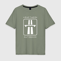 Мужская футболка оверсайз Kraftwerk - Autobahn