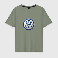 Мужская футболка оверсайз Volvo logo