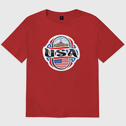 Мужская футболка оверсайз Style USA