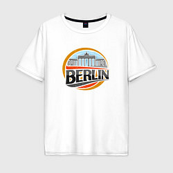 Футболка оверсайз мужская Berlin, цвет: белый