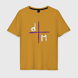Мужская футболка оверсайз Depeche Mode - Logo devotional