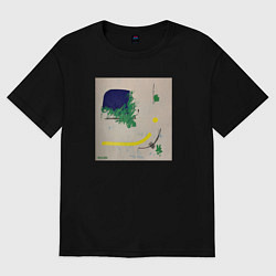 Мужская футболка оверсайз Абстрактный Минимализм