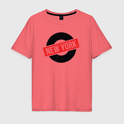 Мужская футболка оверсайз USA NY