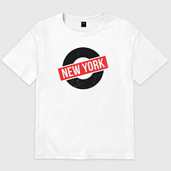 Мужская футболка оверсайз USA NY
