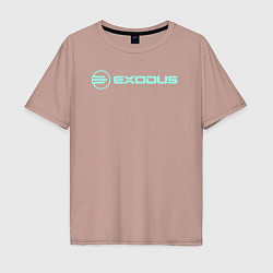 Мужская футболка оверсайз Exodus logo