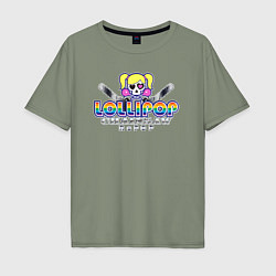 Мужская футболка оверсайз Lollipop chainsaw repop logo