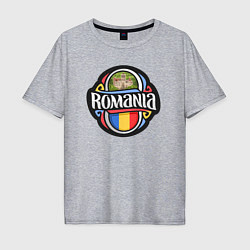 Мужская футболка оверсайз Румыния