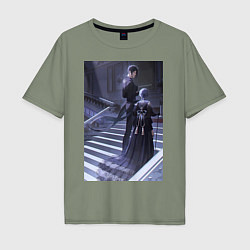 Мужская футболка оверсайз Тёмный дворецкий Себастьян Михаэлис телохранитель