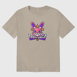 Футболка оверсайз мужская Zenless Zone Zero gentle house, цвет: миндальный