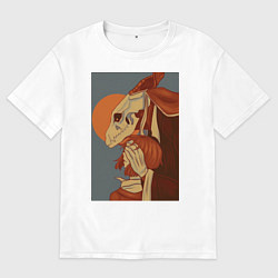 Футболка оверсайз мужская Невеста чародея Элиас Эйнсворт Могущественный чаро, цвет: белый