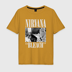 Мужская футболка оверсайз Nirvana bleach black album