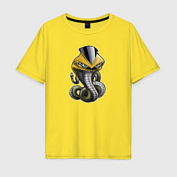 Мужская футболка оверсайз Yamaha R6 Snake