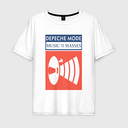 Мужская футболка оверсайз Depeche Mode - Music for the masses merch