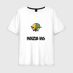 Мужская футболка оверсайз Логотип Noize MC